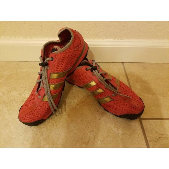 Adidas Daroga Mesh Running Shoes Mens 7.5 Red Lace Up Low Top Sneaker EVN 791001 - Picture 2 of 13